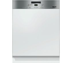 MIELE  Jubilee G 4940 SCi Full-size Semi-integrated Dishwasher - Clean Steel